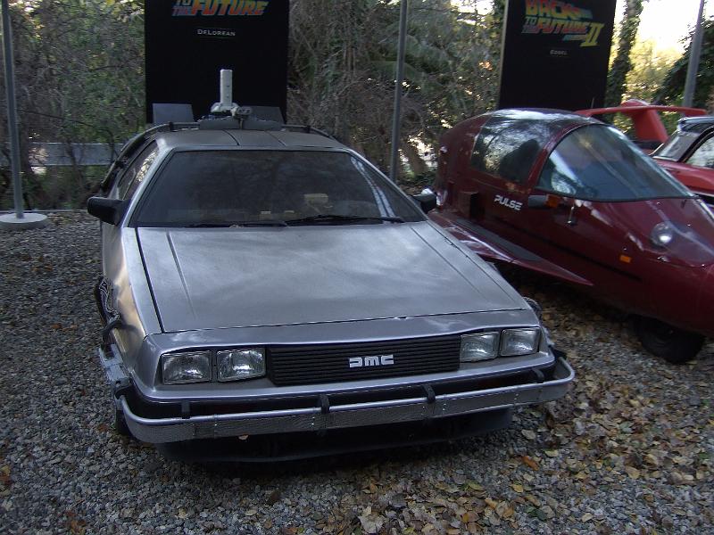 socal081.JPG - Universal Studios Studio Tour.   The Delorean from Back to the Future.