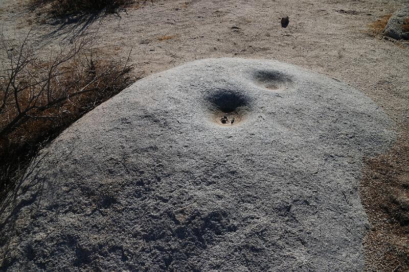 socal151.JPG - Anza-Borrego Desert State Park.  The Native Americans would grind holes in the rocks.