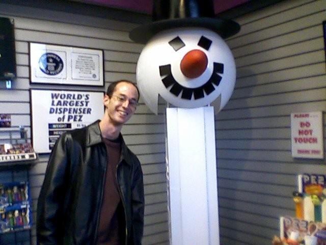 Me at the Pez Museum