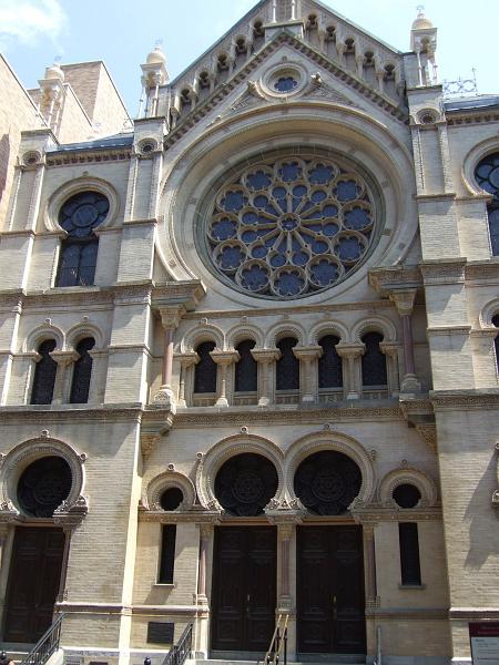 FlaNY2008May030.JPG - Eldridge Street Synagogue.  We didn't have time for the  tour and museum .