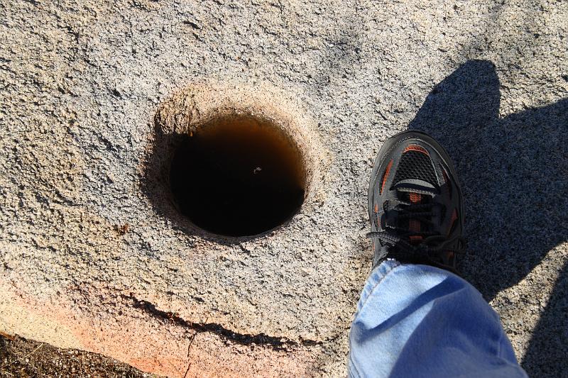 socal181.JPG - Anza-Borrego Desert State Park.  My foot shows you the scale.